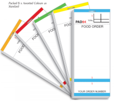 Restaurant Order Pad 20 Pads Per Box - pad84-20