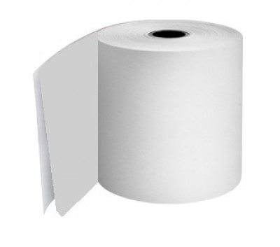 70 x 70 x 12.7 Core 2Ply White/White NCR Rolls Boxed 20s - TRD053