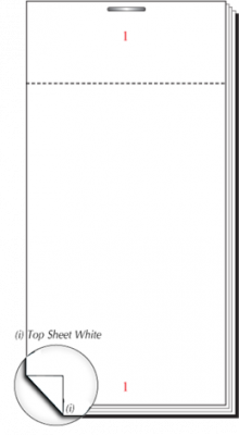 Restaurant Order Pad 50 Pads Per Box - Pad12-50